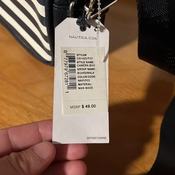 Navy Nautical Crossbody and Matching Wallet NWT - Picture 3 of 8